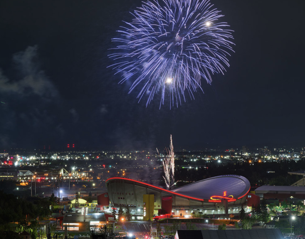 Fireworks at Max Bell Centre